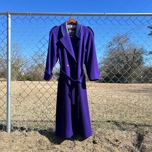 Indigo/Violet Trench-coat
